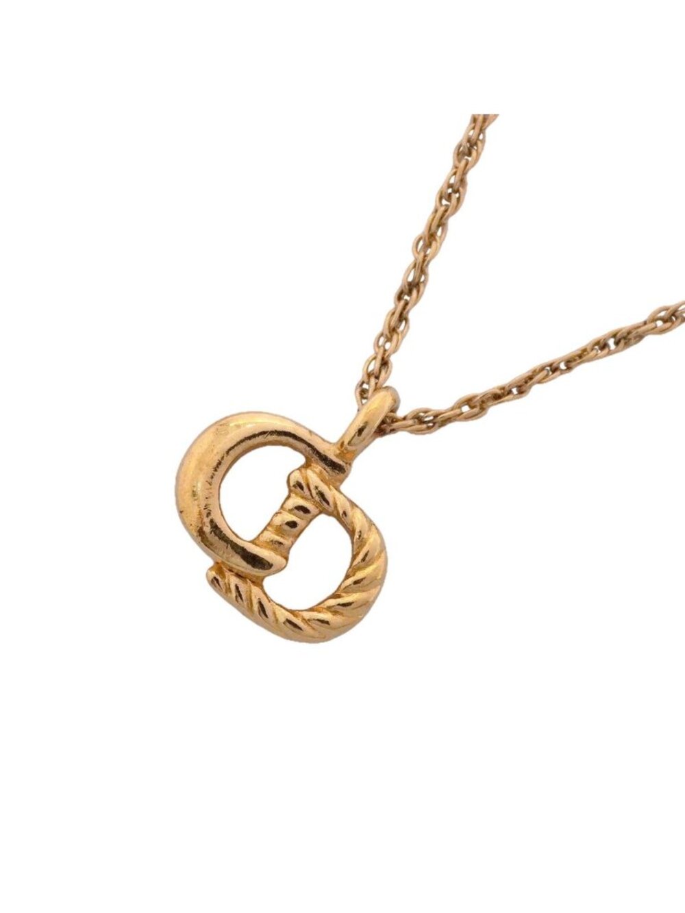 Dior Necklace CD Logo Gold Plated